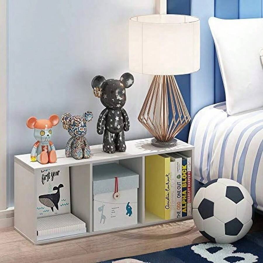 Storage & Organization - 3 Katlı, Açık Tasarımlı Kitaplık, Dayanıklı