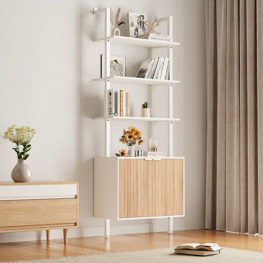 Storage & Organization - Şık, Modern Tasarımlı Merdiven Şeklinde Kitaplık,
