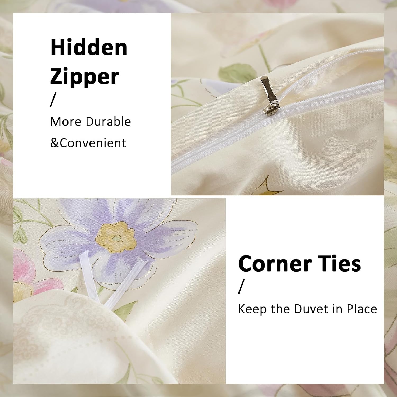 Çiçek Desenli Yatak Örtüsü, Qu - Aesthetic Floral Duvet Cover incelemesi ve fiyatı