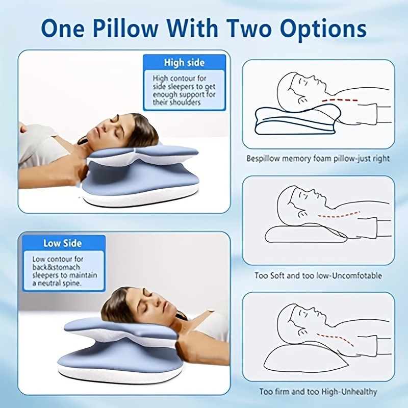 Boyun Ağrısı Giderici için 1 a - Memory Foam Orthopedic Pillow Neck Pain incelemesi ve fiyatı