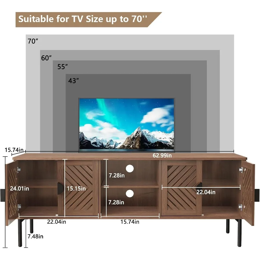 63 cm Genişliğinde TV Sehpası, - Storage & Organization incelemesi ve fiyatı