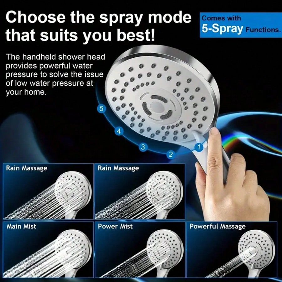 Yüksek Basınçlı Duş Başlığı ve - High Pressure Shower Head Handheld incelemesi ve fiyatı