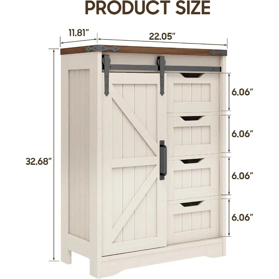 4 çekmeceli ve sürgülü kapılı, - Storage & Organization incelemesi ve fiyatı