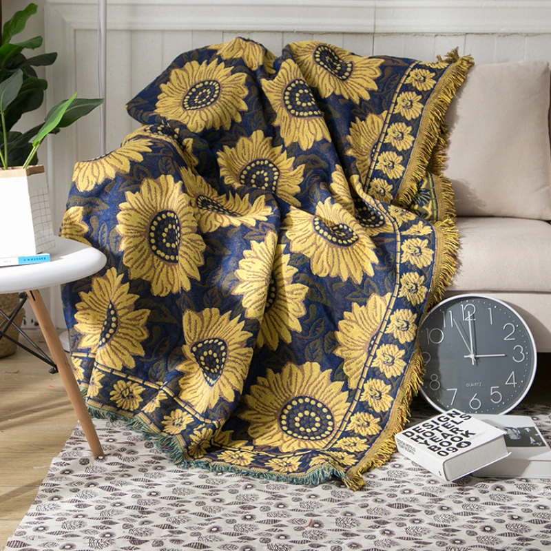 Tekstil şehir Ins kırsal mavi  - Boho Throw Blanket Fringe incelemesi ve fiyatı