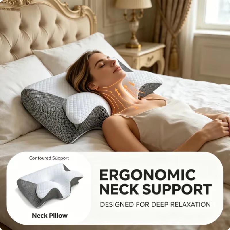 Ağrıları Hafifleten ve Rahat B - Memory Foam Orthopedic Pillow Neck Pain incelemesi ve fiyatı